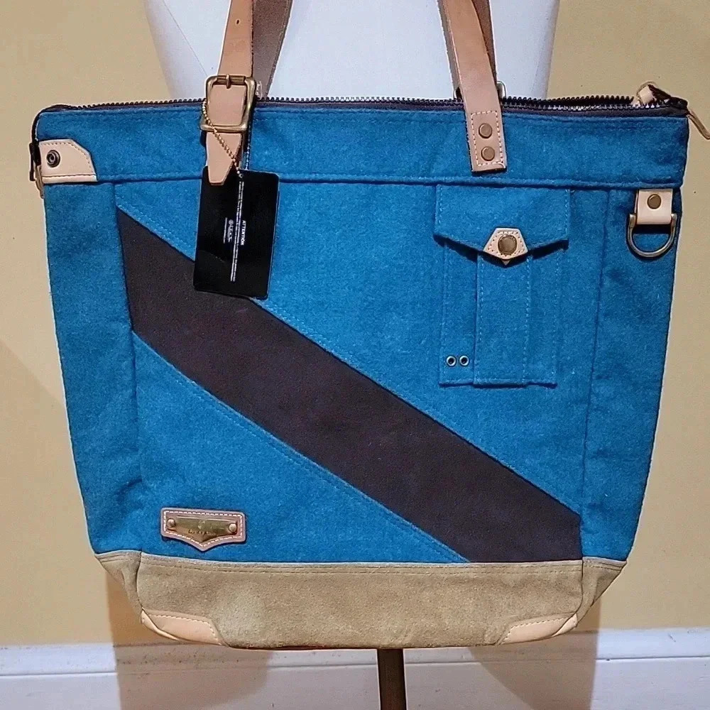 Japanese Brand Mastsr Piece Teal Tote